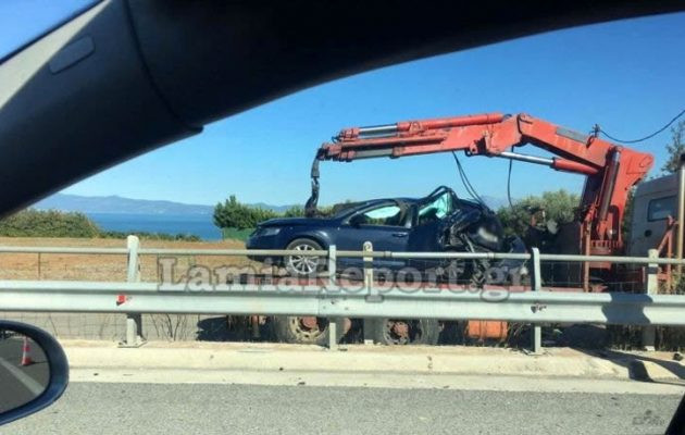 Αυτοκίνητο έπεσε πάνω σε αστυνομικούς της τροχαίας στην Εθνική Οδό